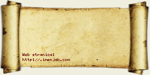 Jovana Medved vizit kartica